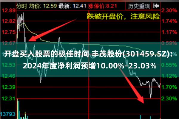 开盘买入股票的极佳时间 丰茂股份(301459.SZ): 2